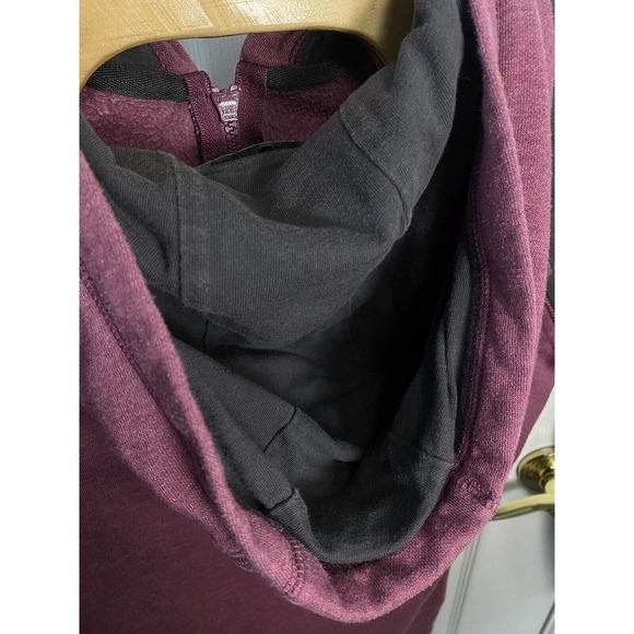 The North Face Women’s Full Zip Hooded Sweatshirt Pink Grey Small Flaw - Picture 5 of 7